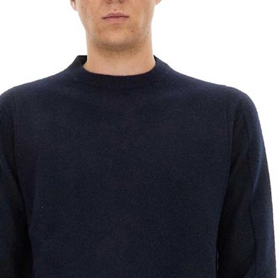 Zegna Suéter Azul Marino de Cuello Redondo Ajuste Suelto Manga Larga UCB6MA6110B98 Purchase Zegna Suéter Azul Marino de Cuello Redondo Ajuste Suelto Manga Larga UCB6MA6110B98