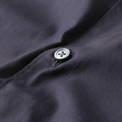 ゼニア ネイビーブルー 無地 長袖 ボタンアップシャツ UCX20A6-SRF5-049 Sizing ゼニア ネイビーブルー 無地 長袖 ボタンアップシャツ UCX20A6-SRF5-049