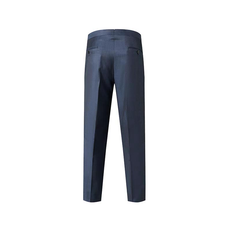 Details for Zegna 褶皺單扣西裝套裝 SS24 海軍藍長袖及長褲套裝 622782A6-282KGQ