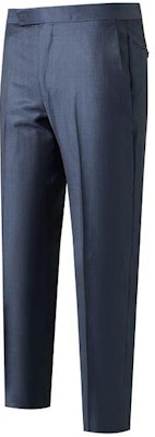 Zegna 褶皺單扣西裝套裝 SS24 海軍藍長袖及長褲套裝 622782A6-282KGQ Sizing Zegna 褶皺單扣西裝套裝 SS24 海軍藍長袖及長褲套裝 622782A6-282KGQ