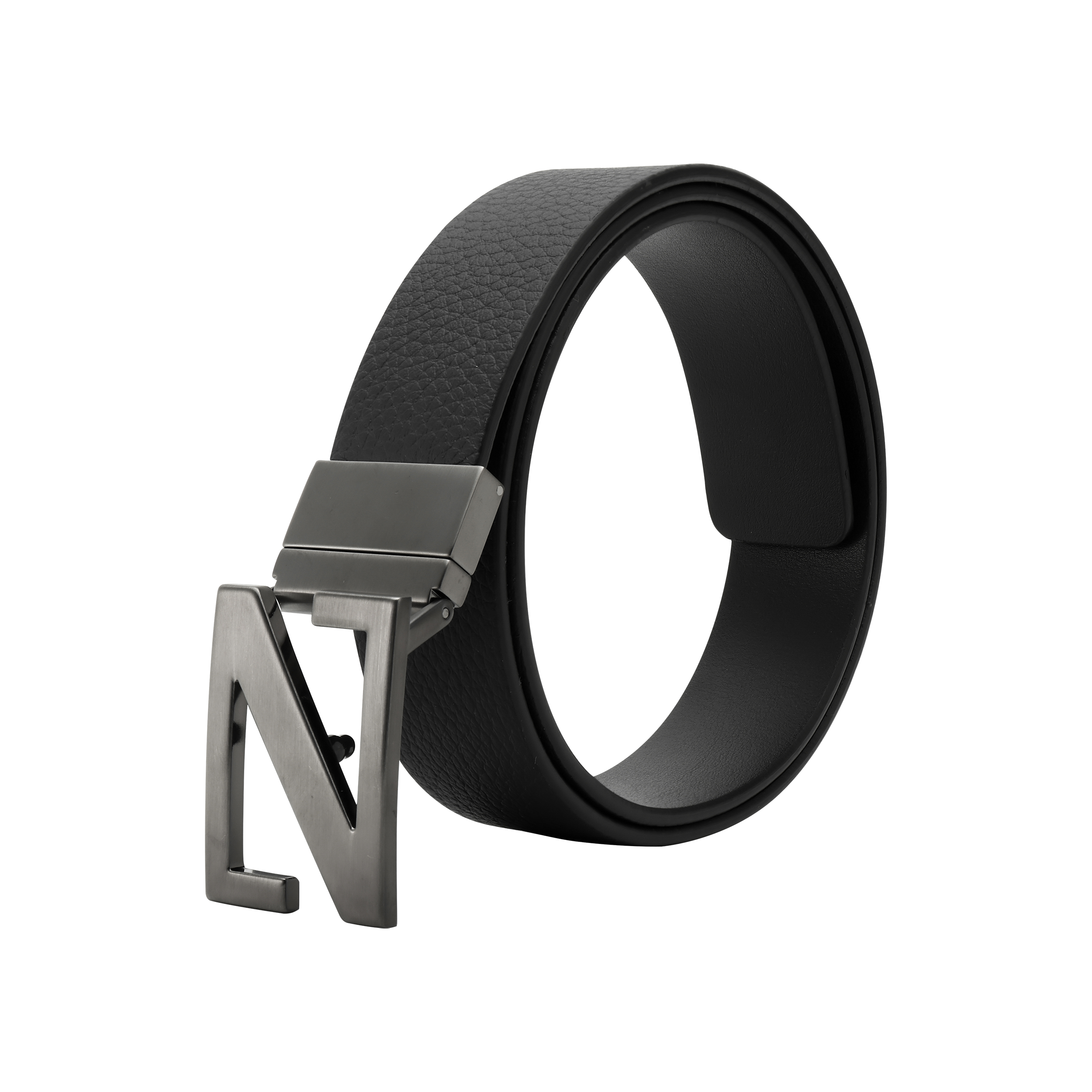 Lookbook Zegna Ikat Pinggang Kulit Reversible Gesper Halus Navy/Hitam Lebar 3.5cm LHBOV B027UZ MNO