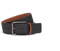 Zegna Reversible Leather Buckle Belt in Gray LHACR-B022VZ-NVZ Zegna Reversible Leather Buckle Belt in Gray LHACR-B022VZ-NVZ