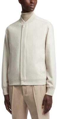 Zegna 單排扣休閒外套 白色 UCT46A6-C119-990 Shop Zegna 單排扣休閒外套 白色 UCT46A6-C119-990