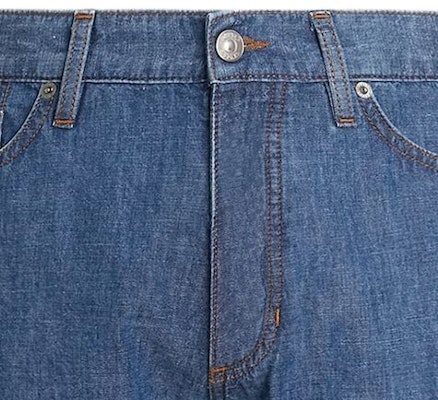 Zegna 修身款洗滌深藍色休閒牛仔褲 E7I91A5-CITY-003 Details for Zegna 修身款洗滌深藍色休閒牛仔褲 E7I91A5-CITY-003