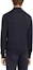 Shop Zegna Slim Fit Long Sleeve Solid Polo Shirt Navy Blue. E8J00-132-B98