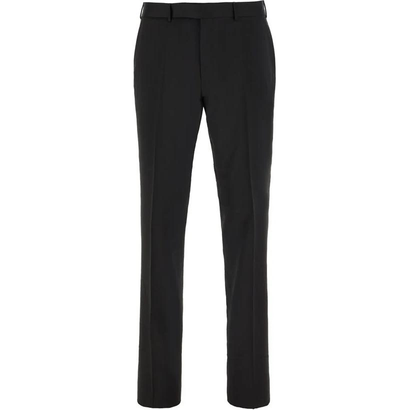 Zegna  Slim Fit Low Waist Straight-Cut Casual Pants Black. 75TB12840F-03A8-001