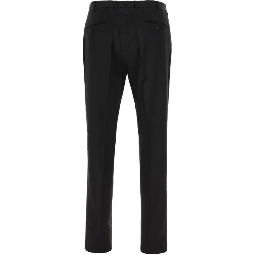 Lookbook Zegna 低腰修身直筒休閒褲 黑色 75TB12840F-03A8-001