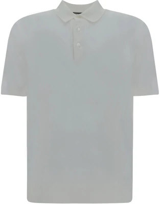 Zegna 修身款純白短袖Polo衫 E8C90A7-C32-N01 Order Zegna 修身款純白短袖Polo衫 E8C90A7-C32-N01