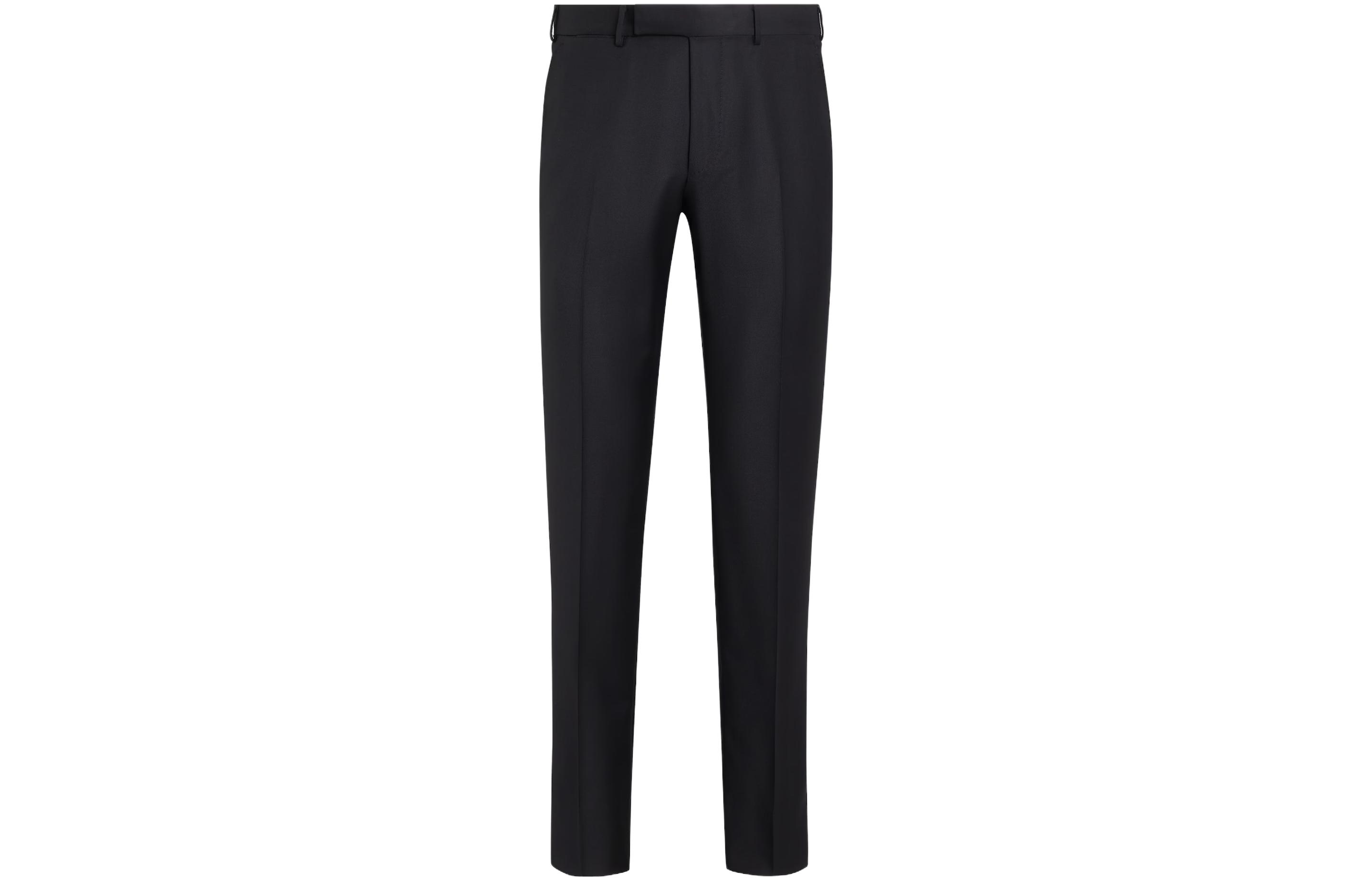 Zegna  Slim Fit Straight-Leg Suit Pants in Black. C19502-75TB12