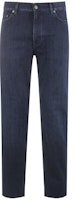 Zegna Slim Fit Straight Mid-Rise Button Jeans Deep Blue UCI66A6-CITY-002 Zegna Slim Fit Straight Mid-Rise Button Jeans Deep Blue UCI66A6-CITY-002