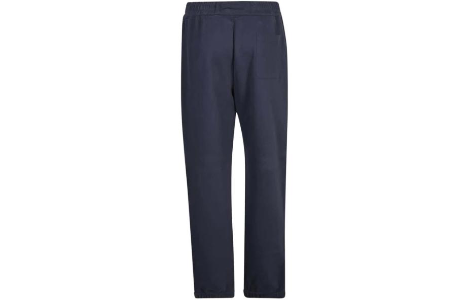 Lookbook Zegna 修身彈性腰休閒褲 藍色純色款式。 UC522-A6CPA7-B09