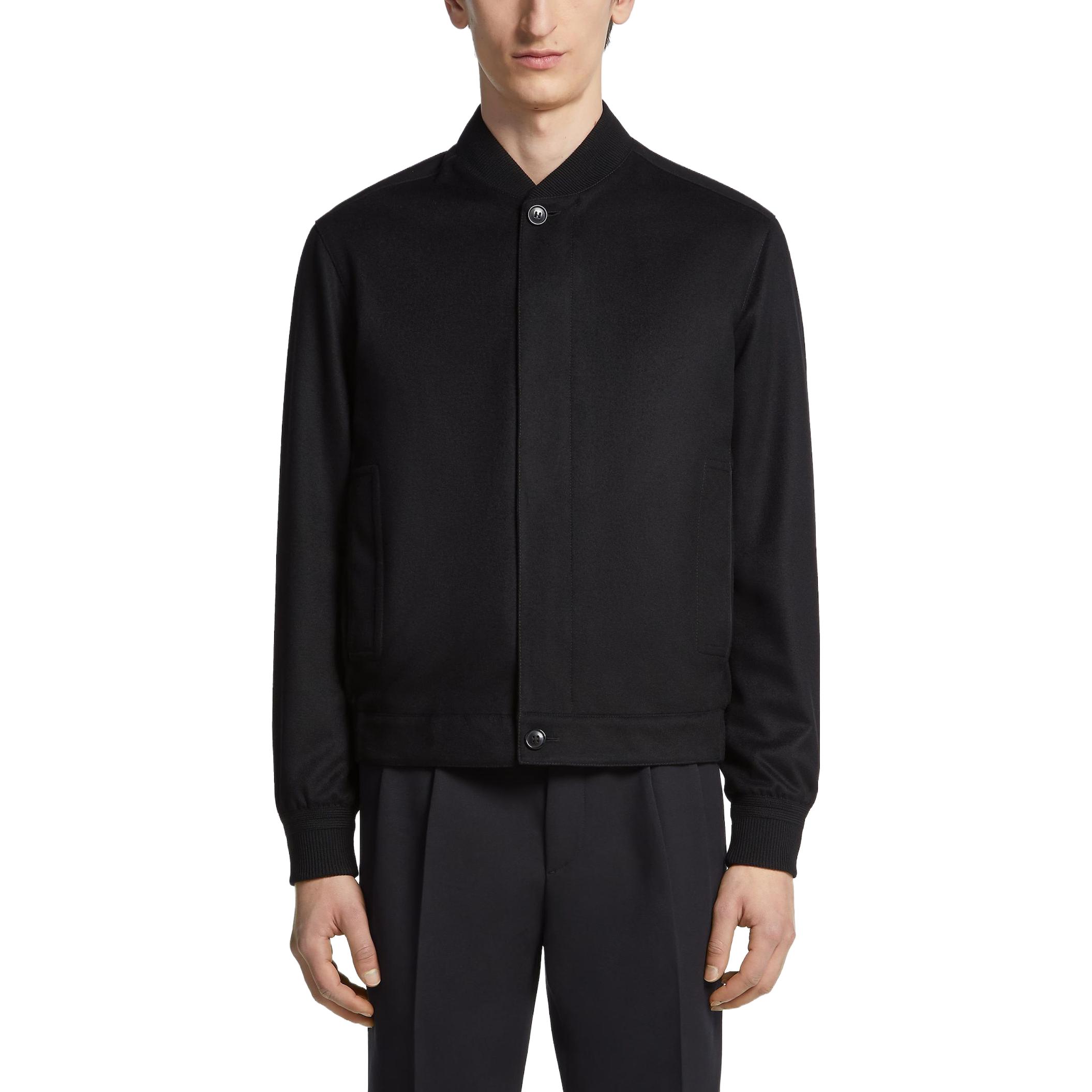 Zegna  Solid Black Stand Collar Jacket UCT46A-6C119-001 圖 3