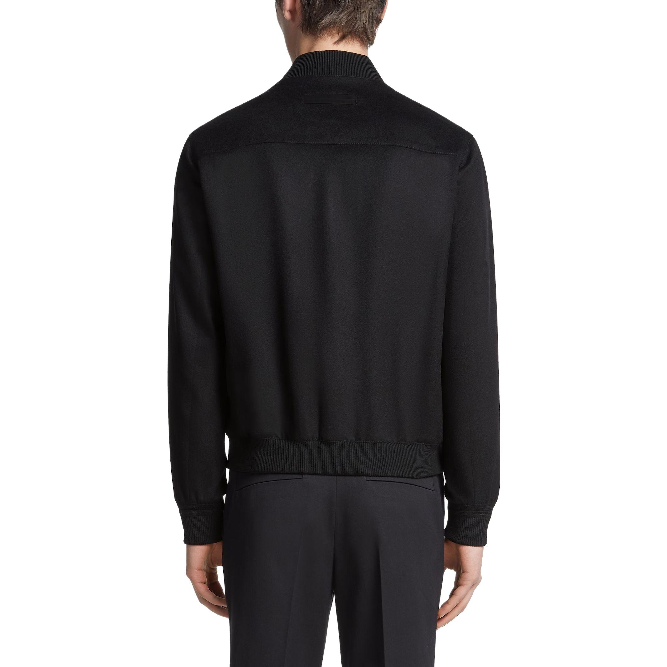 Zegna  Solid Black Stand Collar Jacket UCT46A-6C119-001 圖 4