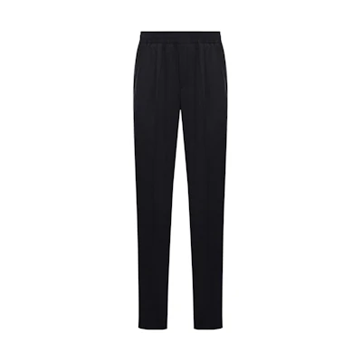 Zegna Solid Color Elastic Waist Long Casual Pants. 6ZF063-A673G-CC2