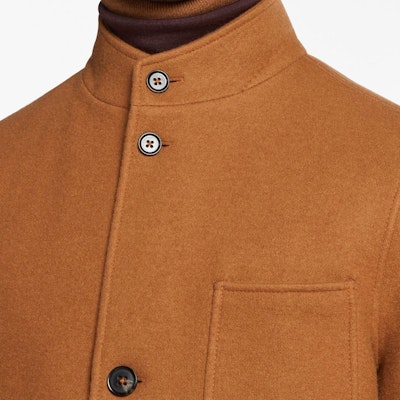 Zegna 素色長袖外套 葉棕色 650C7-5A61DH-ZQ0 Details for Zegna 素色長袖外套 葉棕色 650C7-5A61DH-ZQ0