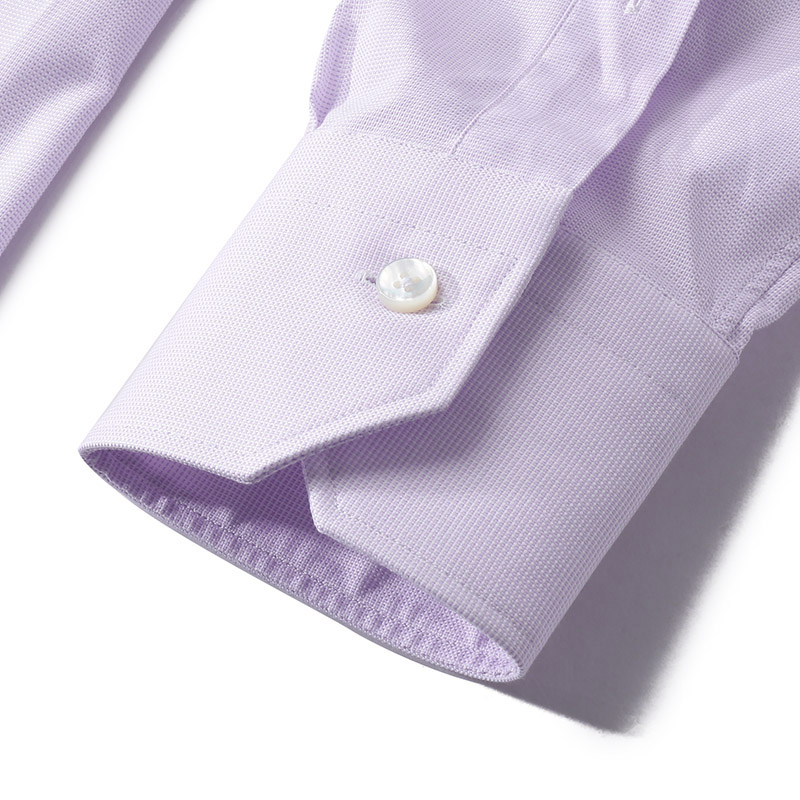 Details for Zegna 純色長袖襯衫 粉白色 601623A6-9MS0BA