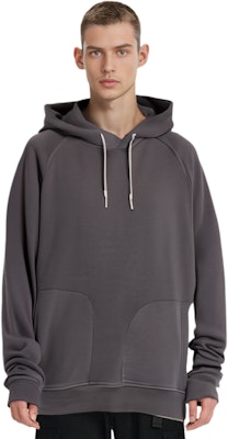 Zegna Sudadera con Capucha de Color Sólido en Gris. UZ52-0820-K07 Shop Zegna Sudadera con Capucha de Color Sólido en Gris. UZ52-0820-K07