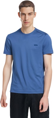 Zegna 深藍色圓領短袖T恤 UD360-A7D760-A07 Shop Zegna 深藍色圓領短袖T恤 UD360-A7D760-A07