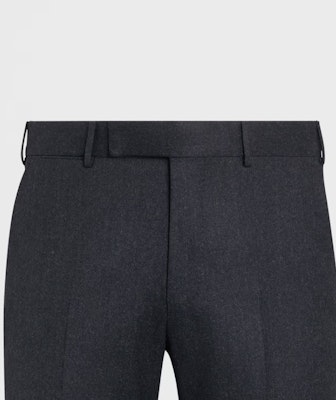 Zegna 深灰色中腰直筒休閒褲 S30F01-75TB12 Details for Zegna 深灰色中腰直筒休閒褲 S30F01-75TB12