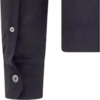 Cheap Zegna 深藍色長袖胸袋Polo衫 UE392A8-E757-B09