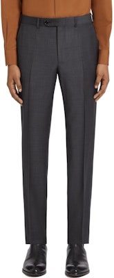 杰尼亚 纯色单排扣翻盖口袋西装外套。 C22623-221225 1