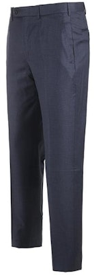 ゼニア ソリッド シングルブレスト 長袖スーツセット - ダークブルー 62203-8A6221-225 Sizing ゼニア ソリッド シングルブレスト 長袖スーツセット - ダークブルー 62203-8A6221-225