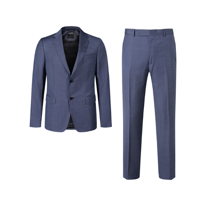 Order Zegna 深藍色單排扣西裝套裝 72270-7A7281-CGA