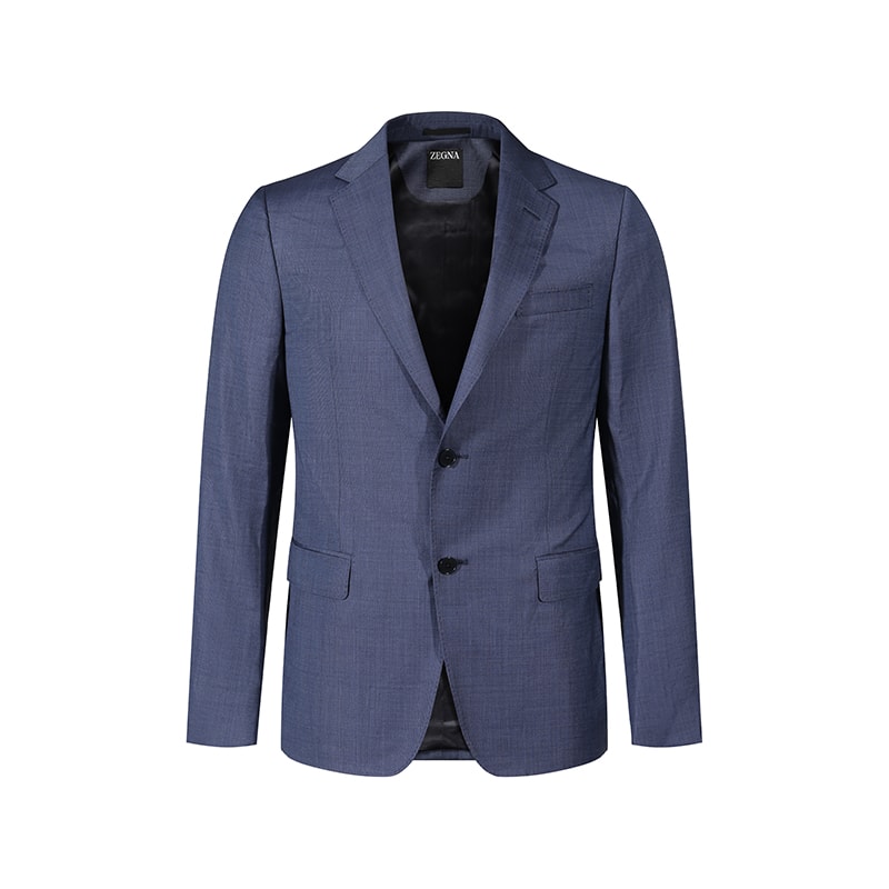 Lookbook Zegna 深藍色單排扣西裝套裝 72270-7A7281-CGA