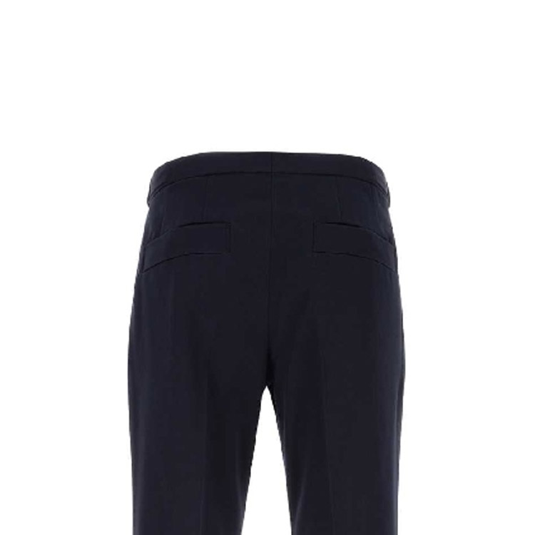 Purchase Zegna 黑色隱藏拉鍊直筒休閒長褲 UCI04A6TP40-852R