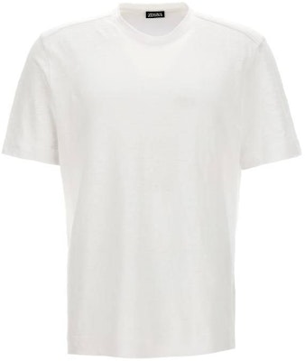 Zegna 純白短袖圓領T恤 UD376-A7D783-N01 Order Zegna 純白短袖圓領T恤 UD376-A7D783-N01
