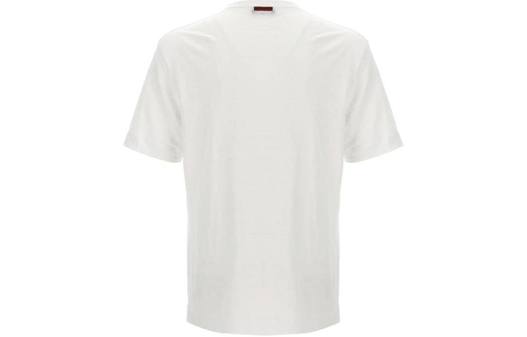 Lookbook Zegna 純白短袖圓領T恤 UD376-A7D783-N01