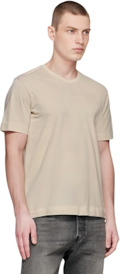 Zegna 純色黃色短袖圓領T恤 UD376-A7D783-N03 Shop Zegna 純色黃色短袖圓領T恤 UD376-A7D783-N03