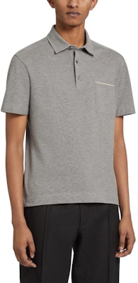 Zegna Baju Polo Lengan Pendek Potongan Lurus. UA392-A752-K95 Lookbook Zegna Baju Polo Lengan Pendek Potongan Lurus. UA392-A752-K95