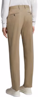 Shop Zegna 直筒中腰卡其色休閒長褲 E8I03TR14800