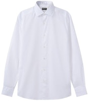 Zegna White Long-Sleeve Solid Color Button-Up Shirt. UCX20A6-SRF5-001 Zegna White Long-Sleeve Solid Color Button-Up Shirt. UCX20A6-SRF5-001