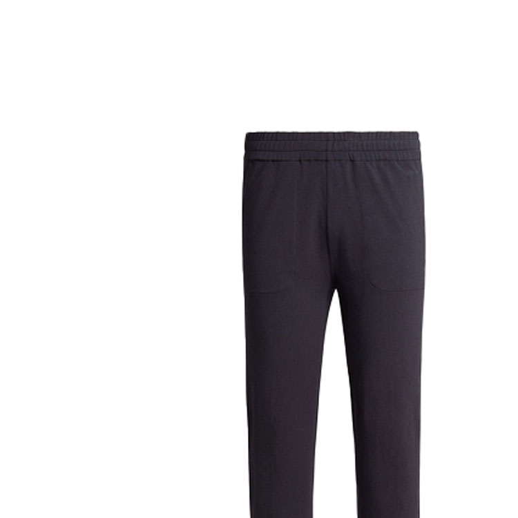 Sizing Zegna 經典抽繩純色針織休閒長褲 海軍藍 V8451-ZZP16-B09