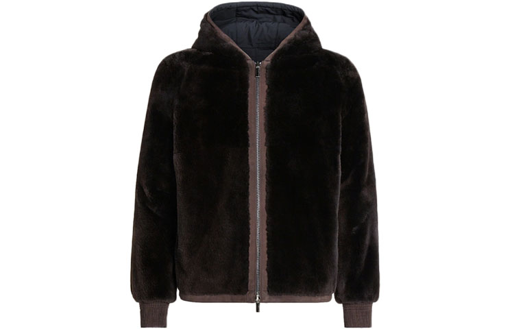 Zegna FW21  Double-Sided Hooded Jacket with High-Tech Fabric. U7T33-LUX1-534