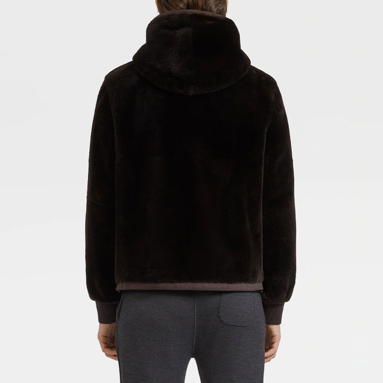 Purchase Zegna FW21  Double-Sided Hooded Jacket with High-Tech Fabric. U7T33-LUX1-534