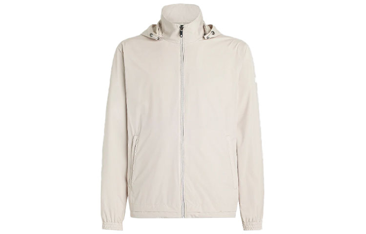 Zegna FW21 Off-White Hooded Long-Sleeve Jacket VY019-ZZ036-N02