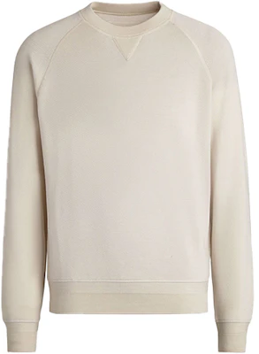 Zegna FW21 Raglan Long Sleeve Crewneck Pullover Sweatshirt Men Off-White UY542-802-N04 Buy Zegna FW21 Raglan Long Sleeve Crewneck Pullover Sweatshirt Men Off-White UY542-802-N04
