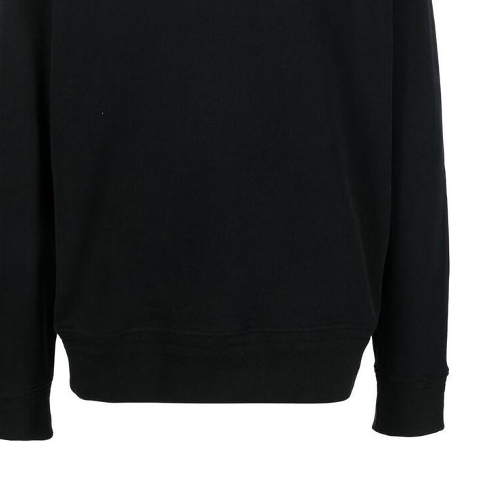 Sizing Zegna FW22 黑色圓領衛衣帶印花Logo。 UA522ACT872K09