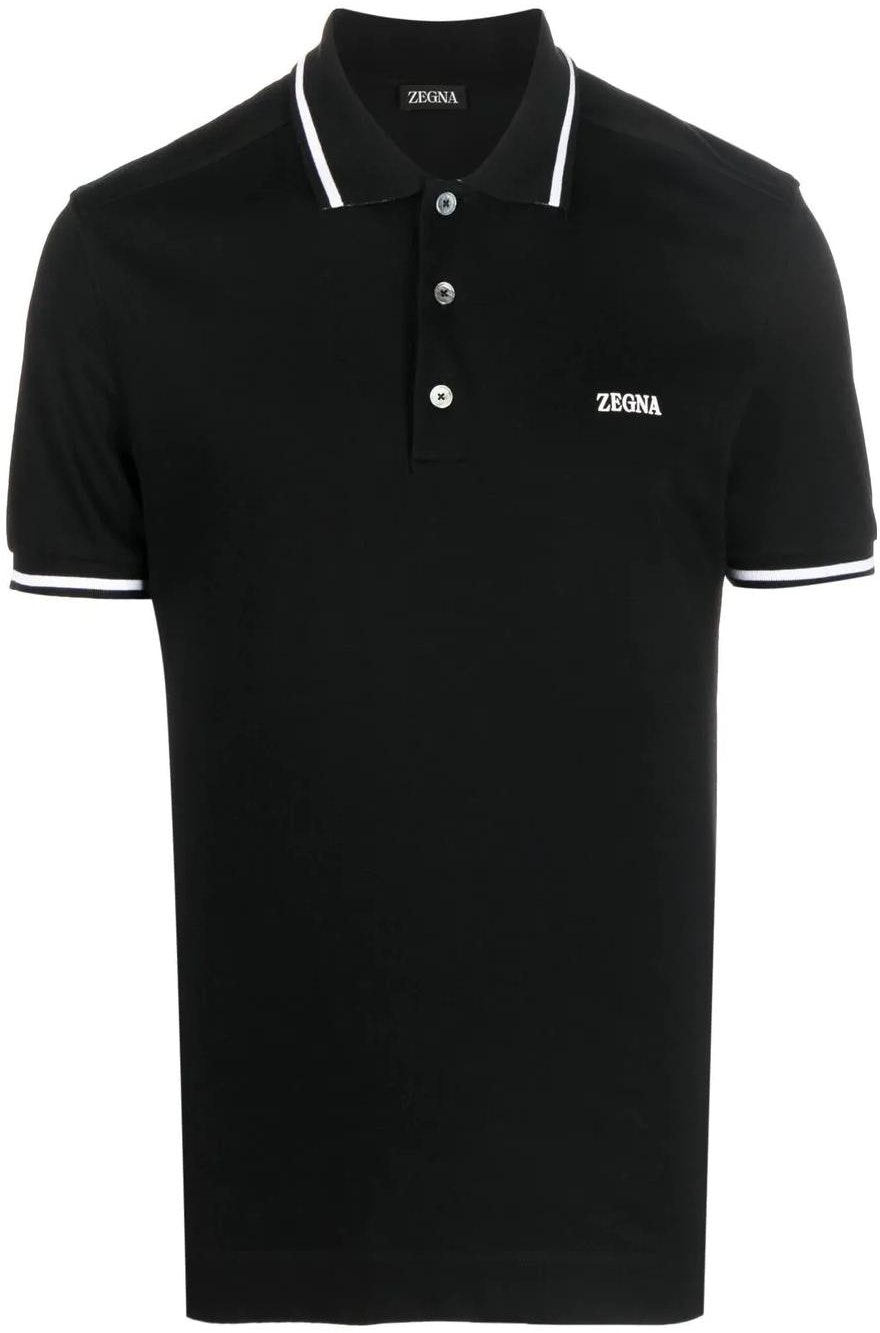 zegna-fw-22-black-short-sleeve-polo-shirt-with-logo-print-and-striped-trim-ua-358-a746-k09