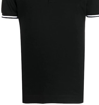 Zegna FW22 黑色短袖POLO衫附Logo印花及條紋滾邊。 UA358A746K09 Details for Zegna FW22 黑色短袖POLO衫附Logo印花及條紋滾邊。 UA358A746K09