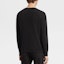 Shop Zegna FW22 Baju Sejuk Crewneck Hitam Solid Lelaki. E8K10110K09