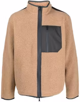 Zegna FW22 Brown Zip Pocket High Neck Jacket UA524ACT-847 Zegna FW22 Brown Zip Pocket High Neck Jacket UA524ACT-847