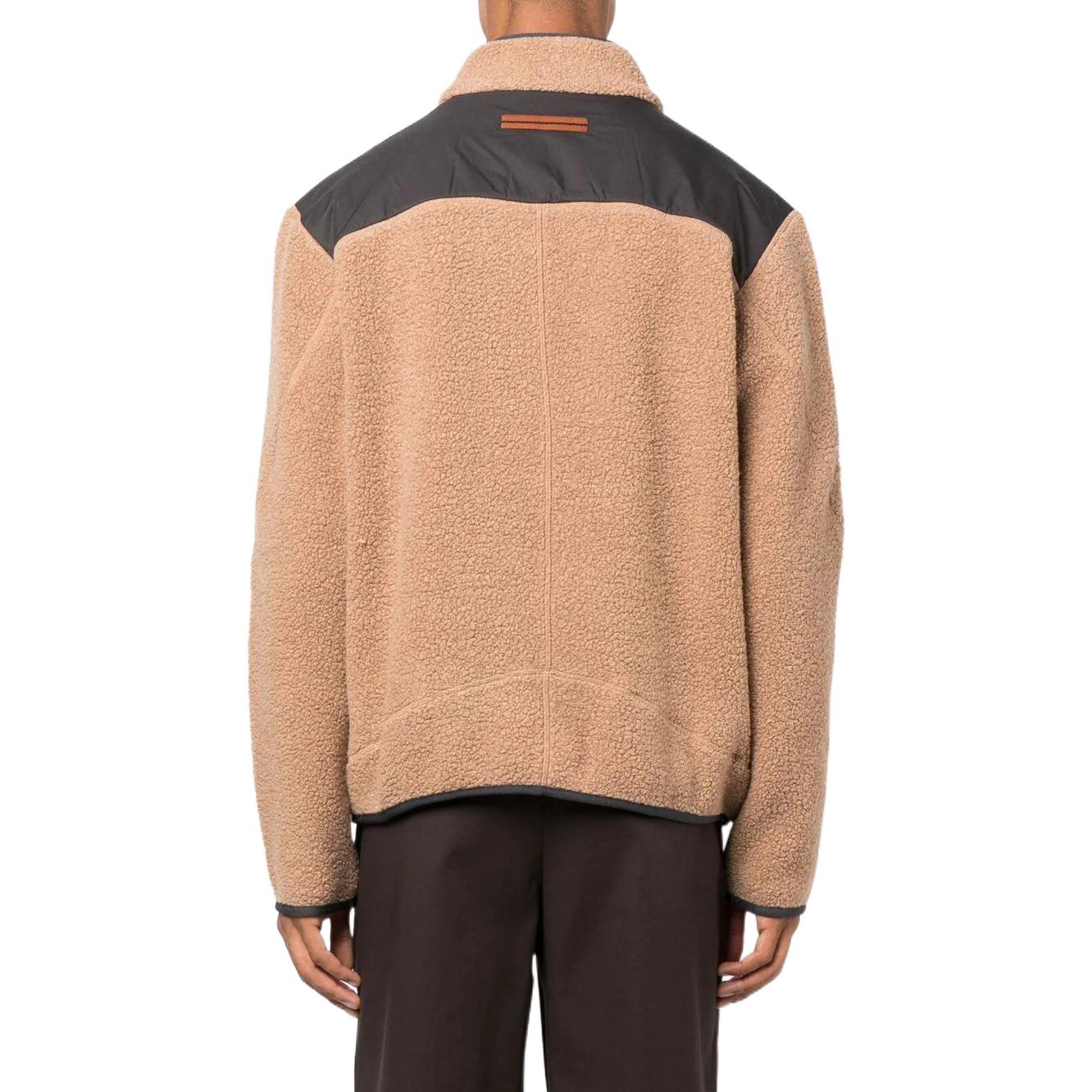 Zegna FW22  Brown Zip Pocket High Neck Jacket UA524ACT-847 圖 4