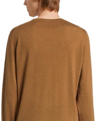 Zegna FW22 Suéter Cuello Redondo Mezcla de Cachemira en Marrón Oscuro. E8J00-110-N95 Shop Zegna FW22 Suéter Cuello Redondo Mezcla de Cachemira en Marrón Oscuro. E8J00-110-N95
