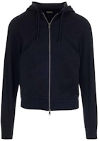 Zegna FW22 Full-Zip Hoodie Navy Blue UA553A859-B09 Zegna FW22 Full-Zip Hoodie Navy Blue UA553A859-B09
