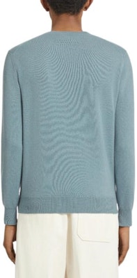 Zegna FW22 淺天藍色開司米羊絨圓領毛衣。 UAK10-110-A95 Shop Zegna FW22 淺天藍色開司米羊絨圓領毛衣。 UAK10-110-A95