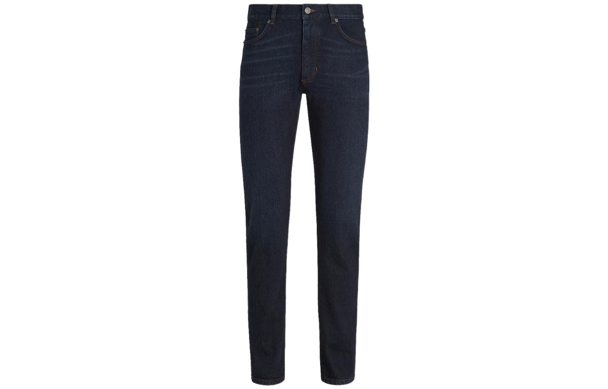 Order Zegna FW22 中腰直筒牛仔褲 深藍色 E8I78C-ITY001